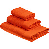 Полотенце Odelle, большое, оранжевое с нанесением логотипа