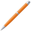 Ручка шариковая Razzo Chrome, оранжевая с нанесением логотипа