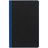 Ежедневник Nice Twice, недатированный, черный с синим с нанесением логотипа