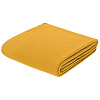 Флисовый плед Warm&Peace XL, желтый с нанесением логотипа