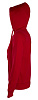 Толстовка женская на молнии с капюшоном Seven Women, красная с нанесением логотипа