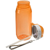 Бутылка для воды Aquarius, оранжевая с нанесением логотипа