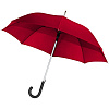 Зонт-трость Alu AC, красный с нанесением логотипа