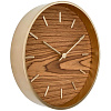 Часы настенные Peri, дуб с нанесением логотипа