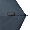 Складной зонт Alu Drop S, 3 сложения, механический, синий с нанесением логотипа