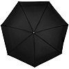 Зонт складной 811 X1, черный с нанесением логотипа