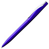 Ручка шариковая Pin Silver, фиолетовый металлик с нанесением логотипа
