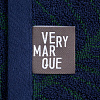 Полотенце In Leaf, малое, синее с зеленым с нанесением логотипа