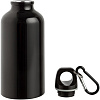 Бутылка для спорта Re-Source, черная с нанесением логотипа