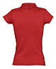 Рубашка поло женская Prescott Women 170, красная с нанесением логотипа