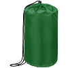Спальный мешок Capsula, зеленый с нанесением логотипа