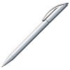 Ручка шариковая Prodir DS3 TAA, серебристая с нанесением логотипа