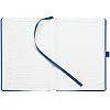Ежедневник Favor, недатированный, синий с нанесением логотипа