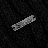 Шапка Uni, черная с нанесением логотипа