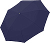Зонт складной Fiber Magic, темно-синий с нанесением логотипа