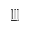 Элемент брелка-конструктора «Буква Ш» с нанесением логотипа