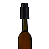 Пробка для бутылки Wine Keeper, вакуумная, черная с нанесением логотипа