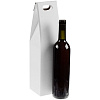 Коробка для бутылки Vinci, белая с нанесением логотипа