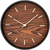 Часы настенные Echo, палисандр с нанесением логотипа
