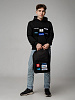 Рюкзак Patch Catcher с карманом из липучки, черный с нанесением логотипа