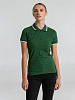 Рубашка поло женская Practice Women 270, зеленая с белым с нанесением логотипа