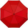Складной зонт Tomas, красный с нанесением логотипа