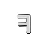 Элемент брелка-конструктора «Буква F» с нанесением логотипа