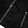 Куртка флисовая мужская TWOHAND черная с нанесением логотипа