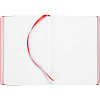 Блокнот Flex Shall, красный с нанесением логотипа