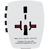 Зарядное устройство S-Kross MUV USB для путешествий, белое с нанесением логотипа