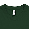 Футболка Regent 150, темно-зеленая с нанесением логотипа