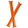 Палки-стучалки для болельщиков Hip-Hip, оранжевые с нанесением логотипа