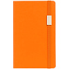 Блокнот Shall Direct, оранжевый с нанесением логотипа