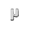 Элемент брелка-конструктора «Буква Ч» с нанесением логотипа