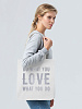 Холщовая сумка Do Love, молочно-белая с нанесением логотипа