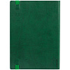 Ежедневник Vivian, недатированный, зеленый с нанесением логотипа
