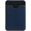 Чехол для карты на телефон Devon, синий с черным с нанесением логотипа