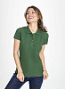 Рубашка поло женская PASSION 170, зеленое яблоко с нанесением логотипа