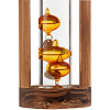 Термометр «Галилео» в деревянном корпусе, неокрашенный с нанесением логотипа