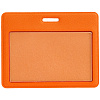 Чехол для карточки Devon, оранжевый с нанесением логотипа