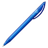 Ручка шариковая Prodir DS3 TFF, голубая с нанесением логотипа