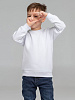 Свитшот детский Toima kids, белый с нанесением логотипа