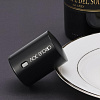 Вакуумная пробка для вина Wine Sealer, черная с нанесением логотипа