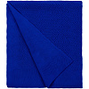 Плед Marea, ярко-синий с нанесением логотипа