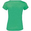 Футболка женская MIXED WOMEN, зеленый меланж с нанесением логотипа