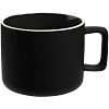 Чашка Fusion, черная с нанесением логотипа