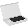 Коробка Horizon Magnet под ежедневник, флешку и ручку, белая с нанесением логотипа