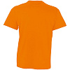 Футболка мужская с V-образным вырезом Victory 150, оранжевая с нанесением логотипа