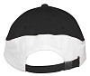Бейсболка BOOSTER, черная с белым с нанесением логотипа