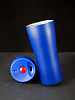Термостакан Solingen, вакуумный, герметичный, синий с нанесением логотипа